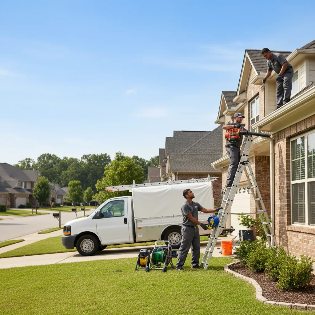 Home Gutter Service in Highlands, TX near me